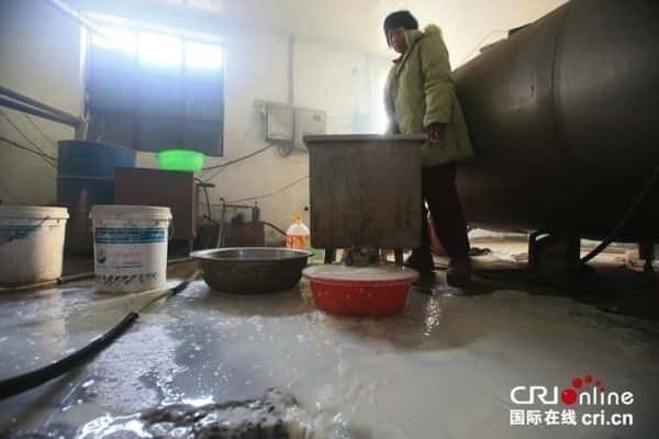 Milchwegschuetten in Nordchina